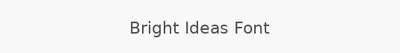 Bright Ideas Font