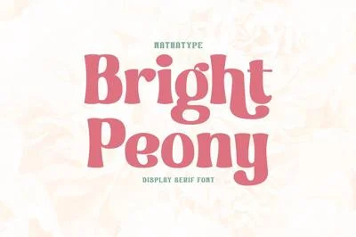 Bright Peony Font