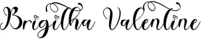 Brigitha Valentine Font