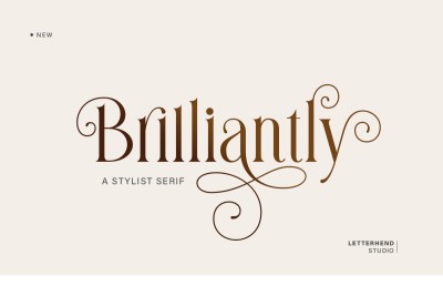 Brilliantly - A Stylish Serif Font