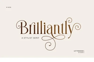 Brilliantly - A Stylish Serif Font