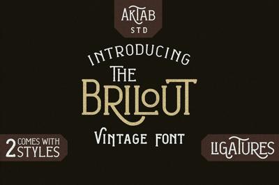 Brilout Display Font Free Download