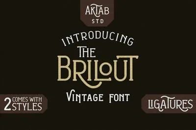 Brilout Display Font