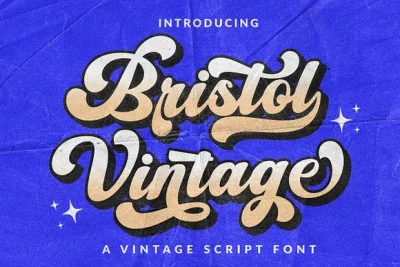 Bristol Vintage Font