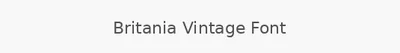 Britania Vintage Font