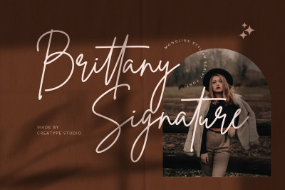 Brittany Signature Script Font