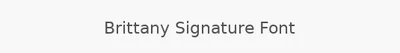 Brittany Signature Font