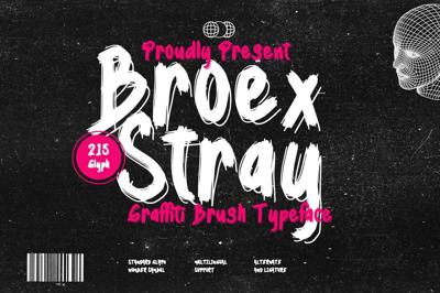 Broex Stray - Graffiti Brush Font Free Download