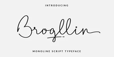 Brogllin Font