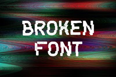 Broken Font Free Download