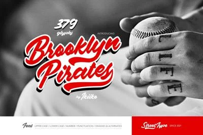 Brooklyn Pirates - Street Type Font