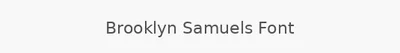 Brooklyn Samuels Font