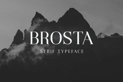 Brosta Serif Fonts Free Download