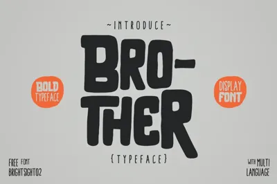 Brother Typeface Free Download