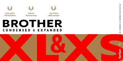 Brother XS&XL Font Free Download