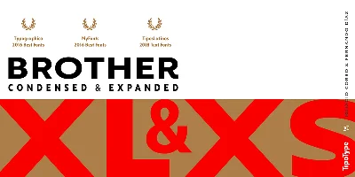 Brother XS&XL Font