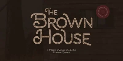 Brown House Font