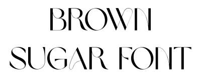 Brown Sugar Font