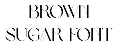 Brown Sugar Font