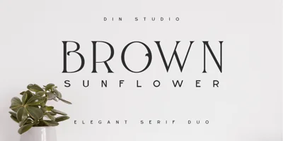 Brown Sunflower Font