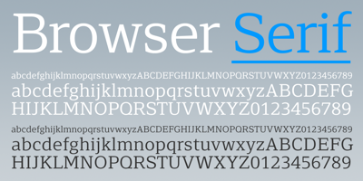 Browser Serif Free Download