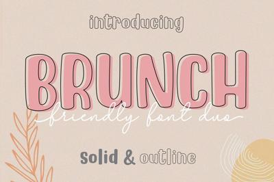 BRUNCH - Cute Font Duo Free Download