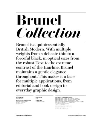 Brunel Font