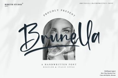 Brunella - Handwritten Font Free Download