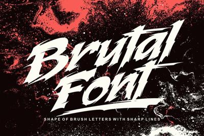 Brutal font Free Download