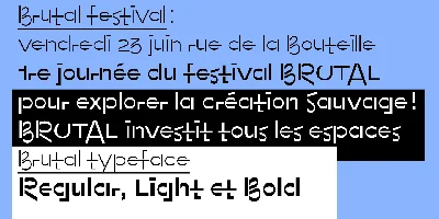 Brutal Font