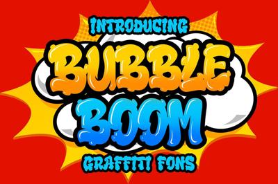 Bubble Boom - Graffiti Font Free Download