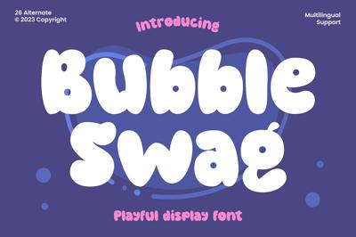 Bubble Swag - Playful Display Font Free Download