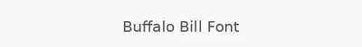 Buffalo Bill Font