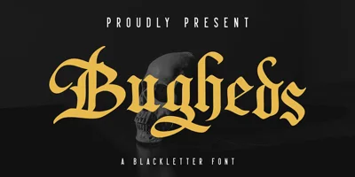Bugheds Font