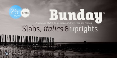 Bunday Slab Font