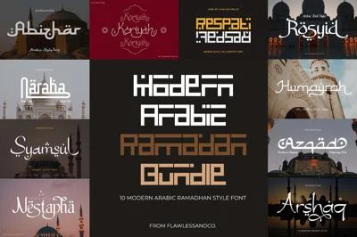 Bundle Font Arabic Ramadhan