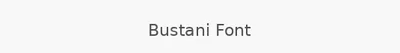 Bustani Font