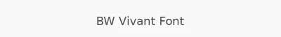 BW Vivant Font