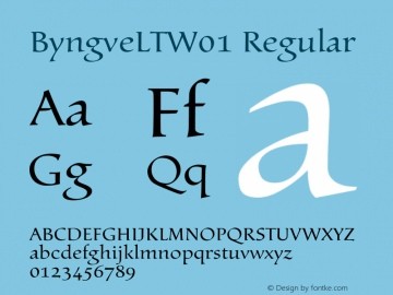 Byngve Font