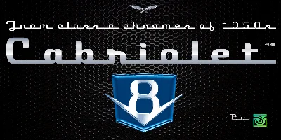 Cabriolet V8 Font