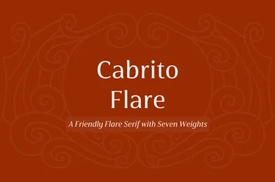 Cabrito Flare Font
