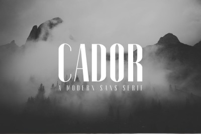 Cador Sans Serif Font Family Pack