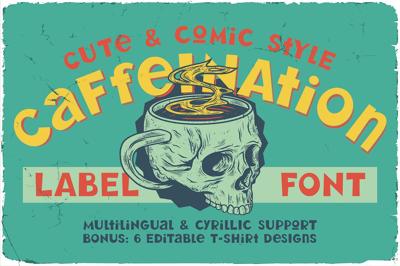 Caffeination Layered Comic Font Free Download