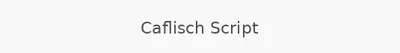 Caflisch Script