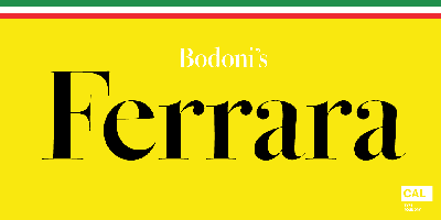 CAL Bodoni Ferrara Free Download