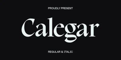 Calegar Font