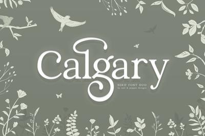 Calgary Serif Font Duo Free Download