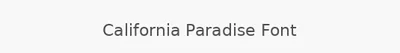 California Paradise Font