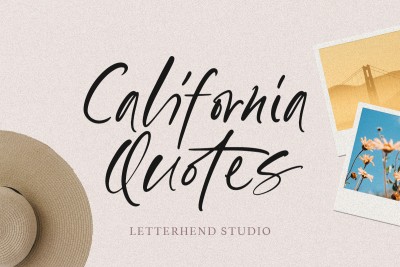 California Quotes Font