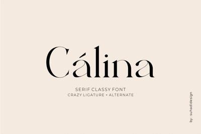 Calina serif classy font Free Download